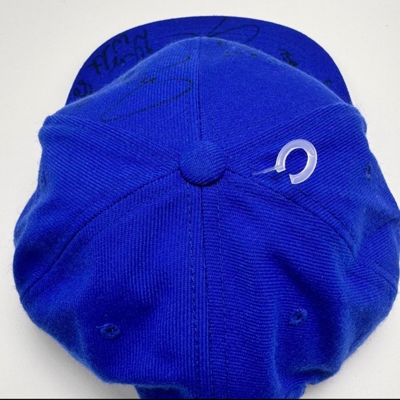 NFL Players Association Signed Blue w White Adjustable Strapback Players Inc Hat - Picture 16 of 16